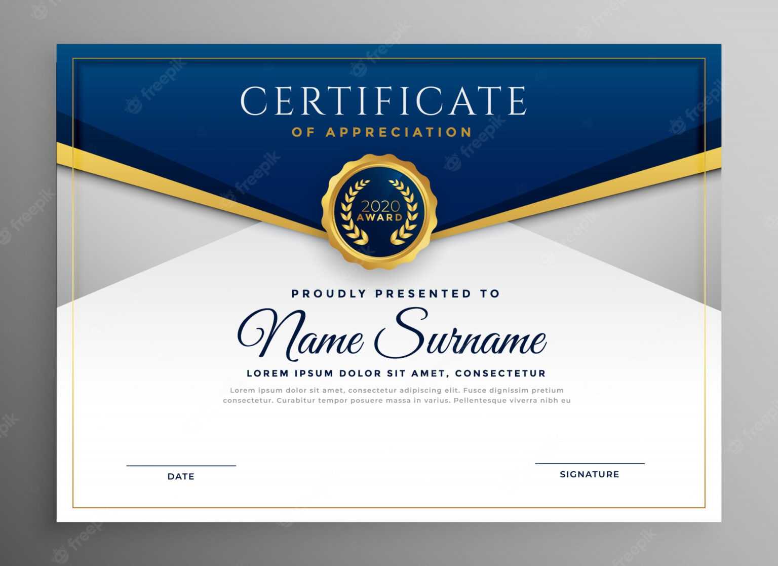 Image 6 for Sample Award Certificates Templates