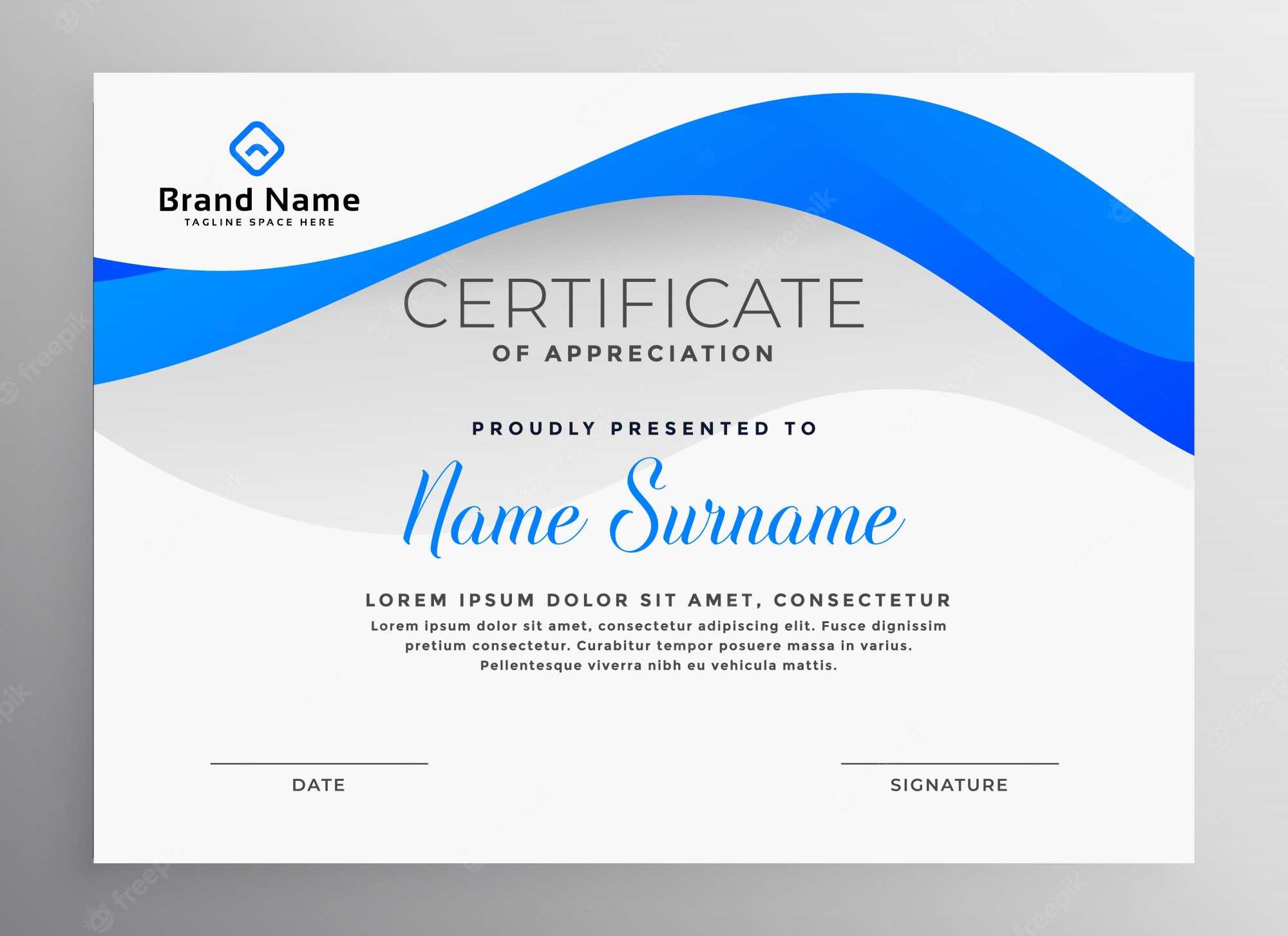 Certificate Images - Free Download on Freepik Pertaining To Blank Certificate Templates Free Download