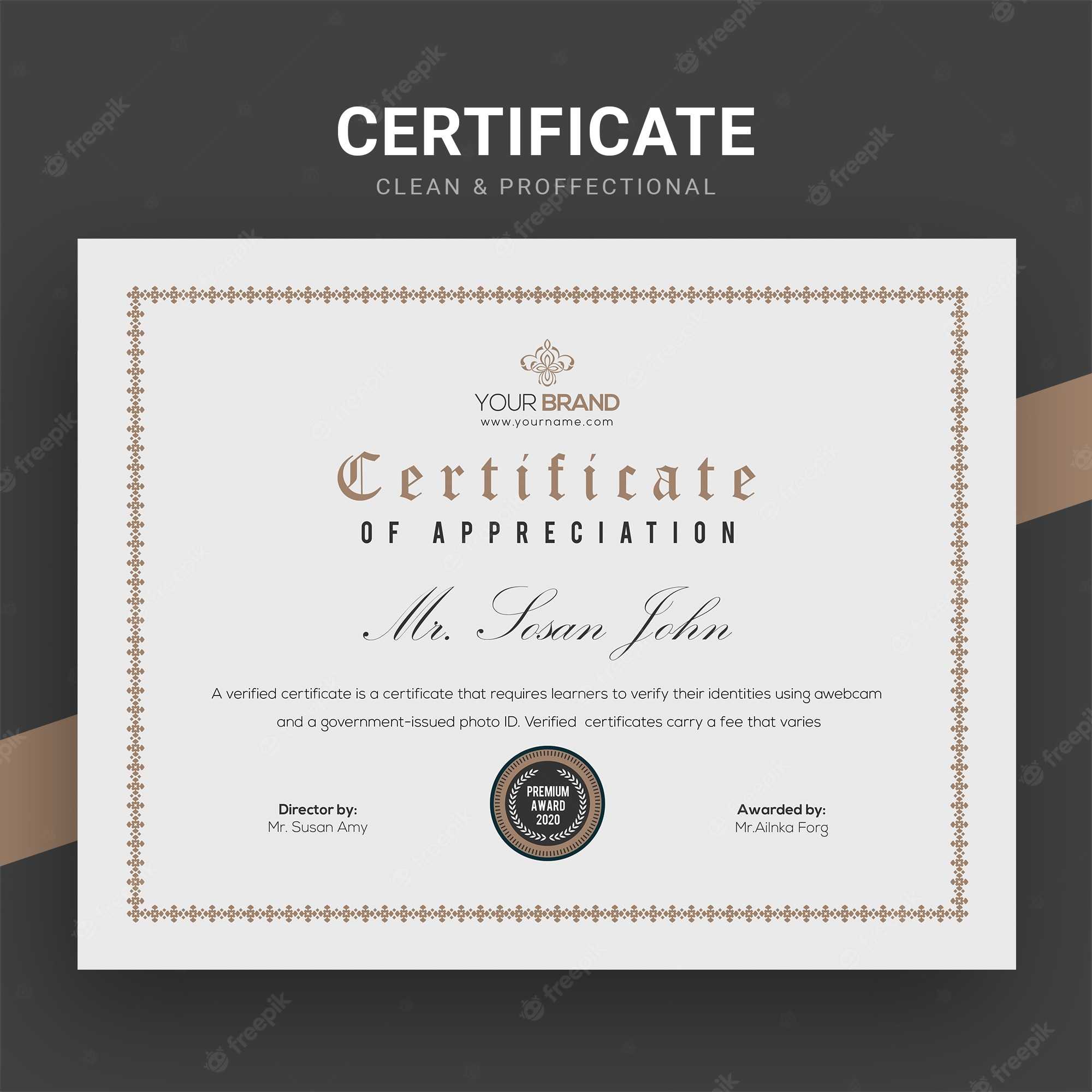 Certificate indesign Images  Free Vectors, Stock Photos & PSD With Indesign Certificate Template