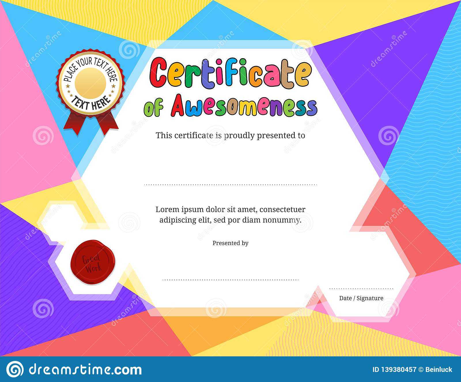 Certificate Kids Stock Illustrations – 10,10 Certificate Kids Throughout Free Kids Certificate Templates Certificate Kids Stock Illustrations – 10,10 Certificate Kids Throughout Free Kids Certificate Templates