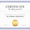 Certificate Of Achievement Templates – SimpleCert In Template For Certificate Of Award