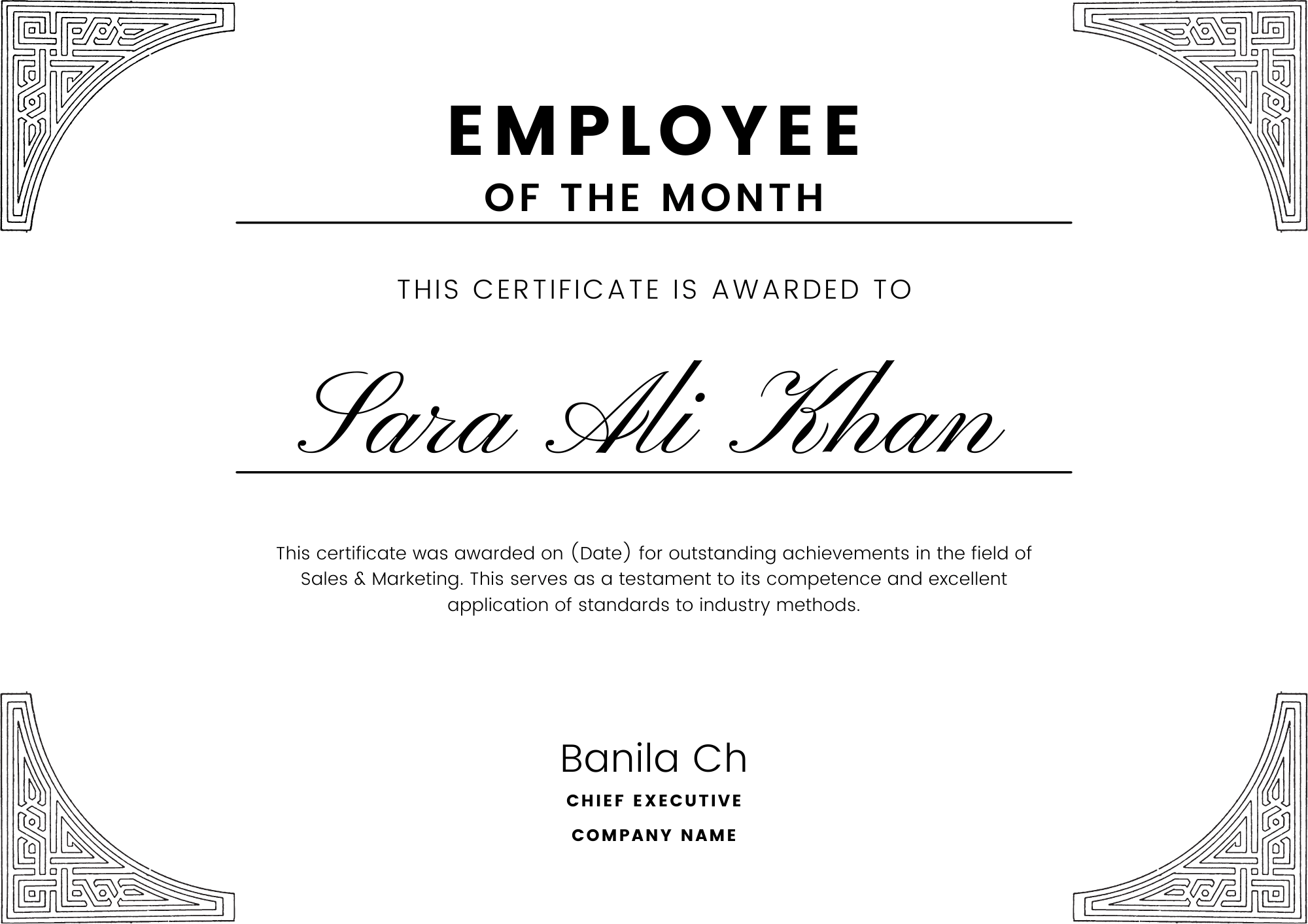 Certificate of Appreciation & Commendation SemiOffice Certificate of Appreciation & Commendation SemiOffice
