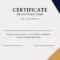 Certificate Of Destruction Blank Printable Template In PDF & Word With Certificate Of Destruction Template