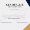 Certificate Of Destruction Blank Printable Template In PDF & Word With Destruction Certificate Template