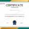 Certificate Of Participation Blank Printable Template In PDF & Word For Certificate Of Participation Template Word