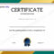 Certificate Of Participation Blank Printable Template In PDF & Word With Certificate Of Participation Word Template