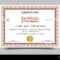 Certificate Of Participation Hi Res Stock Photography And Images With Officer Promotion Certificate Template