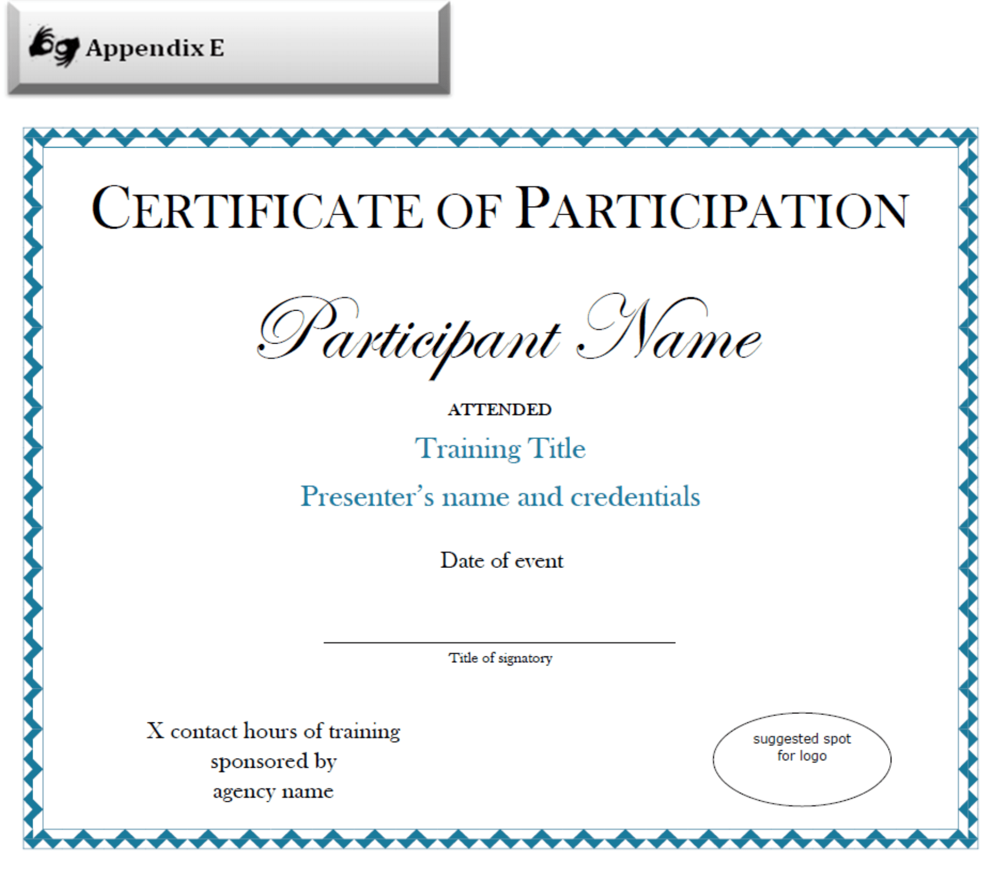 Certificate of Participation Sample - Edit, Fill, Sign Online Throughout Certificate Of Participation Template Pdf Certificate of Participation Sample - Edit, Fill, Sign Online Throughout Certificate Of Participation Template Pdf