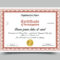 Certificate Of Participation Template Free Vector 10 Vector  Intended For Free Templates For Certificates Of Participation