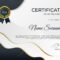 Certificate Recognition PSD, 10+ High Quality Free PSD Templates  Inside Mock Certificate Template