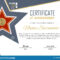 Certificate Star Stock Illustrations – 10,10 Certificate Star  Pertaining To Star Performer Certificate Templates