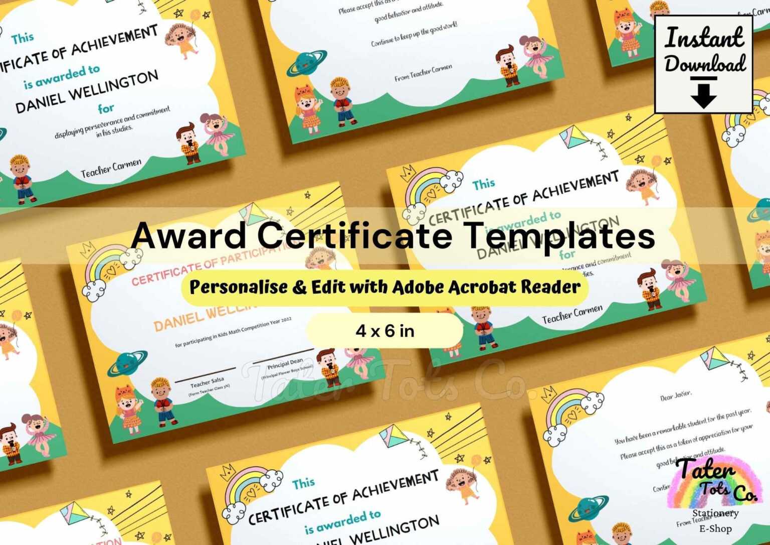 Image 5 for Borderless Certificate Templates