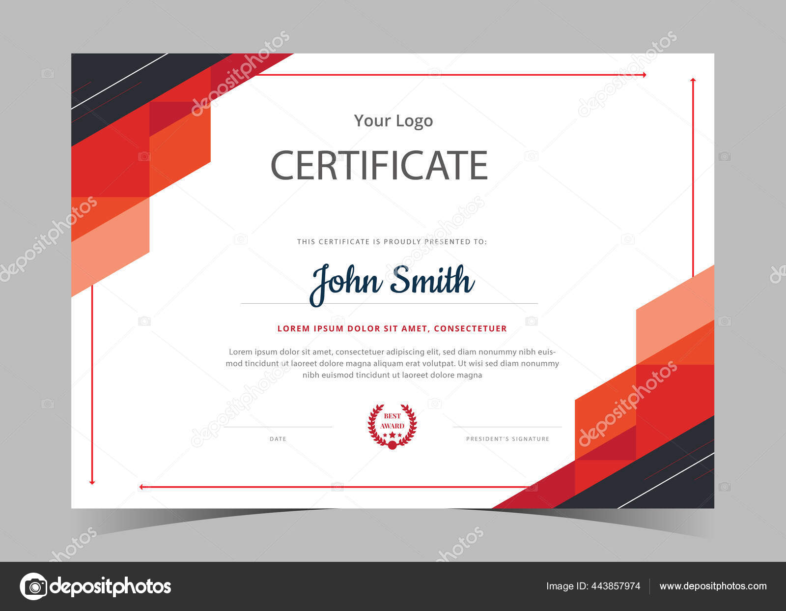 Certificate Template Awards Diploma Professional Certificate  Throughout Professional Award Certificate Template