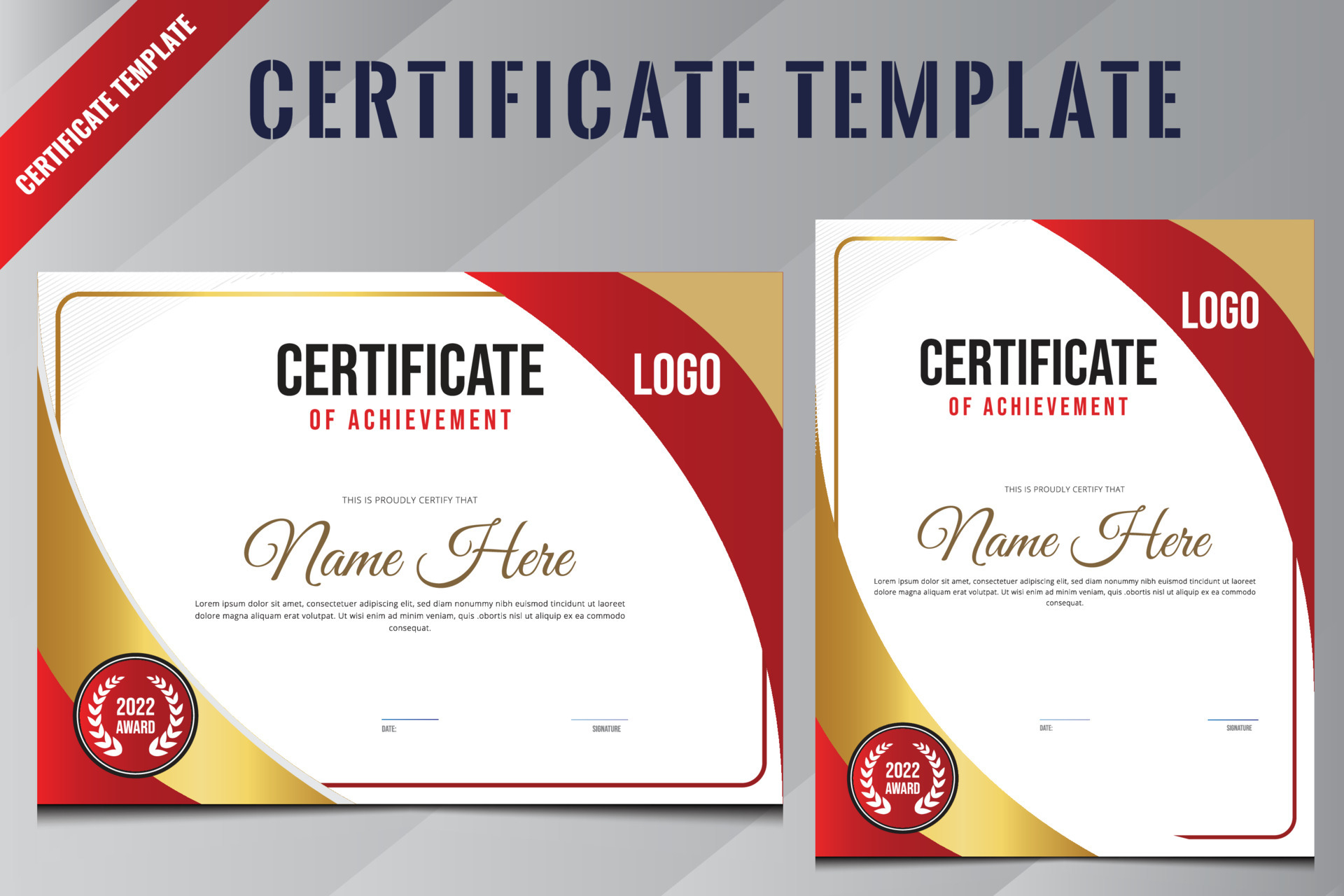 Certificate Template, Diploma Template Design, Corporate  In Mock Certificate Template