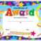 Certificate Template For Kids – Clip Art Library In Free Kids Certificate Templates