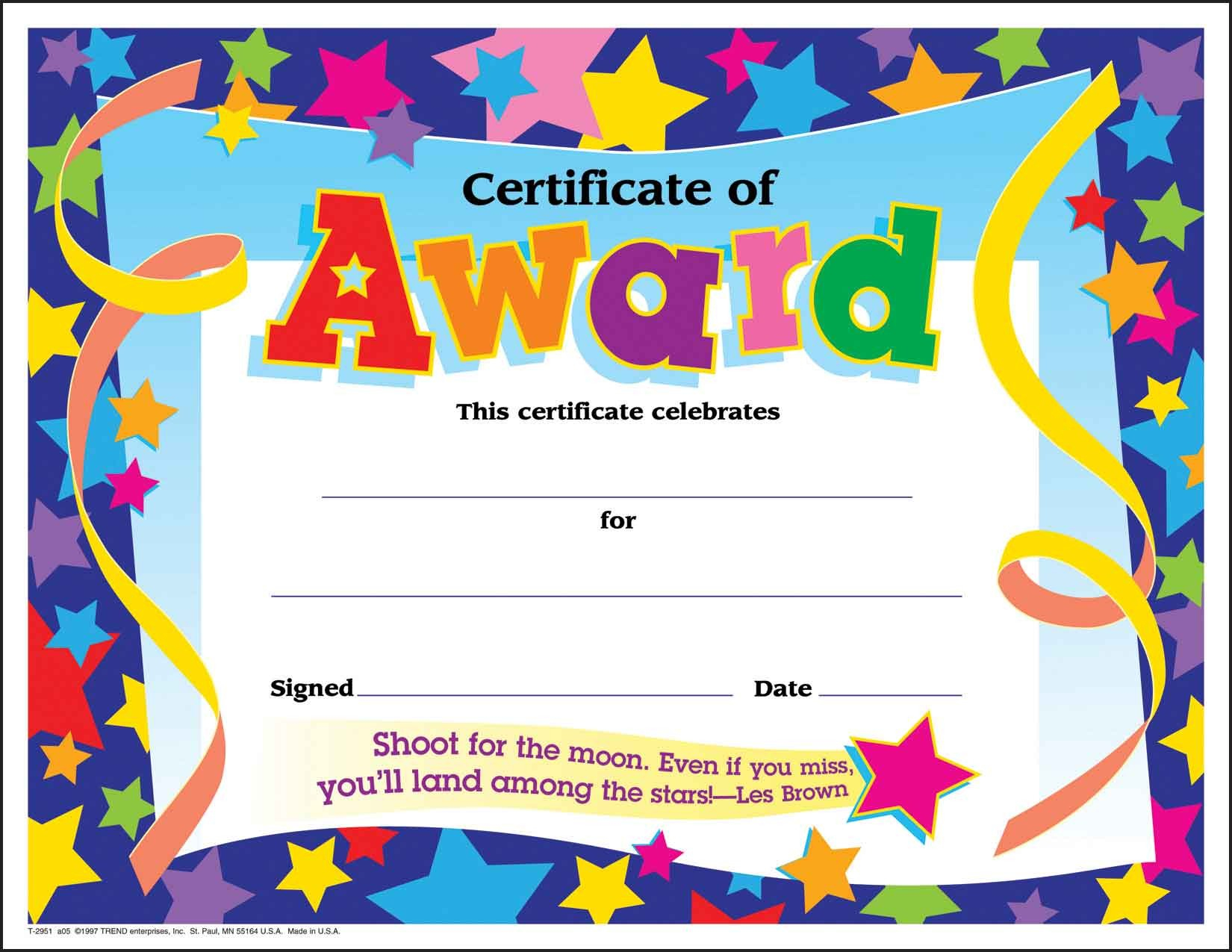 certificate template for kids - Clip Art Library With Free Printable Certificate Templates For Kids