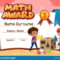 Certificate Template For Math Award With Boys Playing Blocks Stock  Inside Math Certificate Template