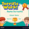 Certificate Template For Terrific Work Award Vector Image Inside Good Job Certificate Template