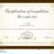 Certificate Template Stock Illustrations – 10,10 Certificate  Pertaining To Certificate Templates For Word Free Downloads
