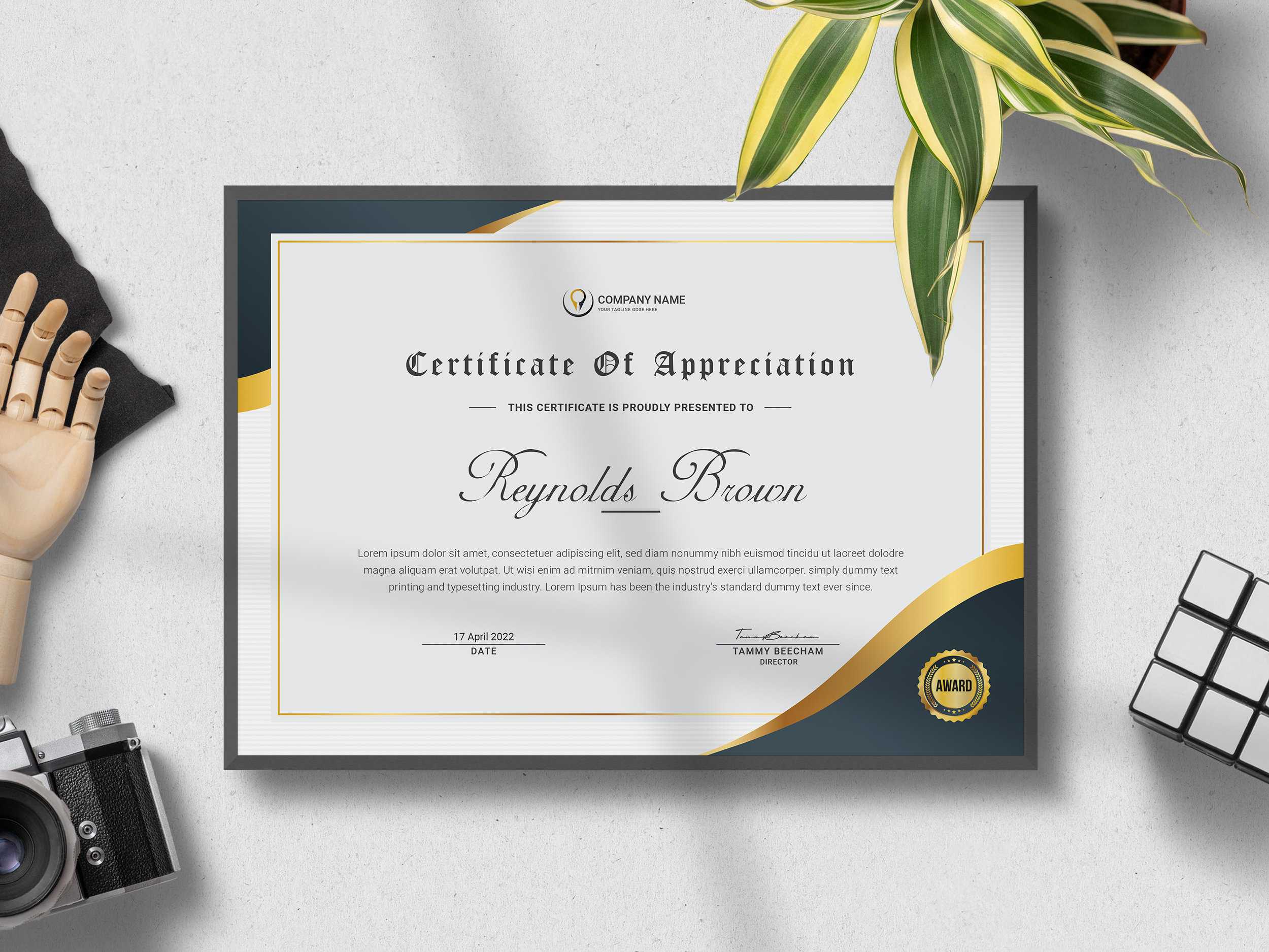 Certificate Template Word Certificate of Completion - Etsy