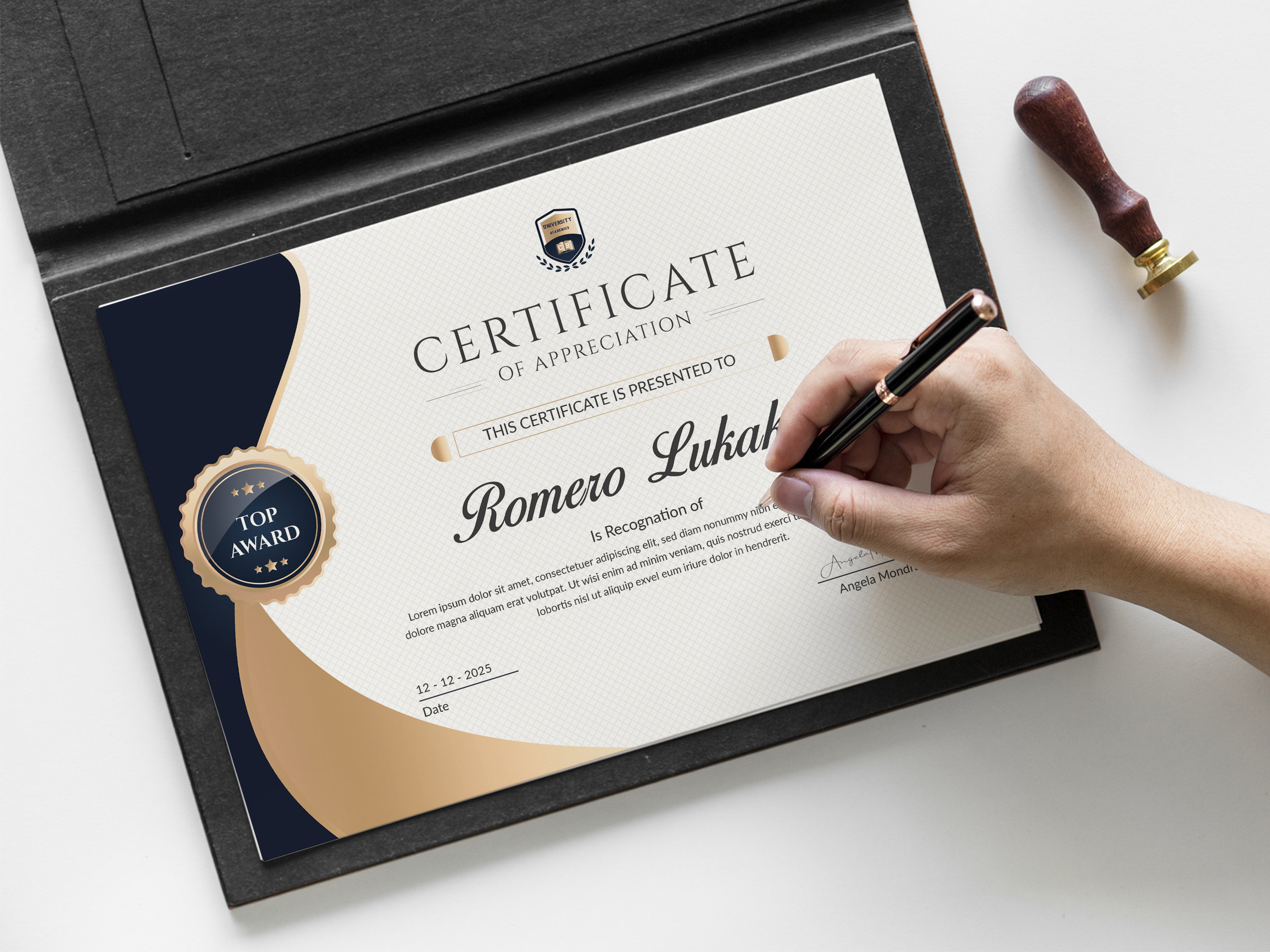 Certificate Template Word Certificate of Completion - Etsy Schweiz Pertaining To Borderless Certificate Templates