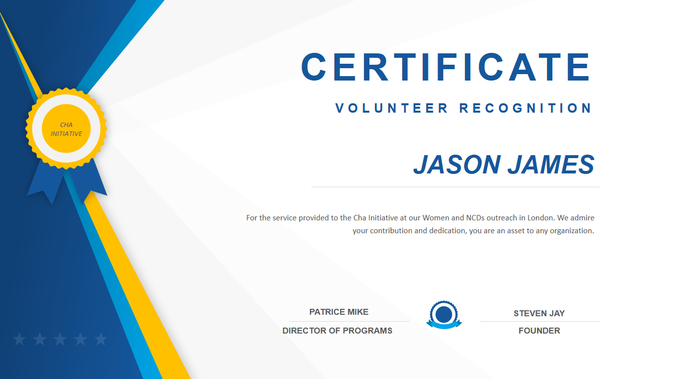 Certificate Templates  Easy To Edit  Powerslides™ Inside Commemorative Certificate Template