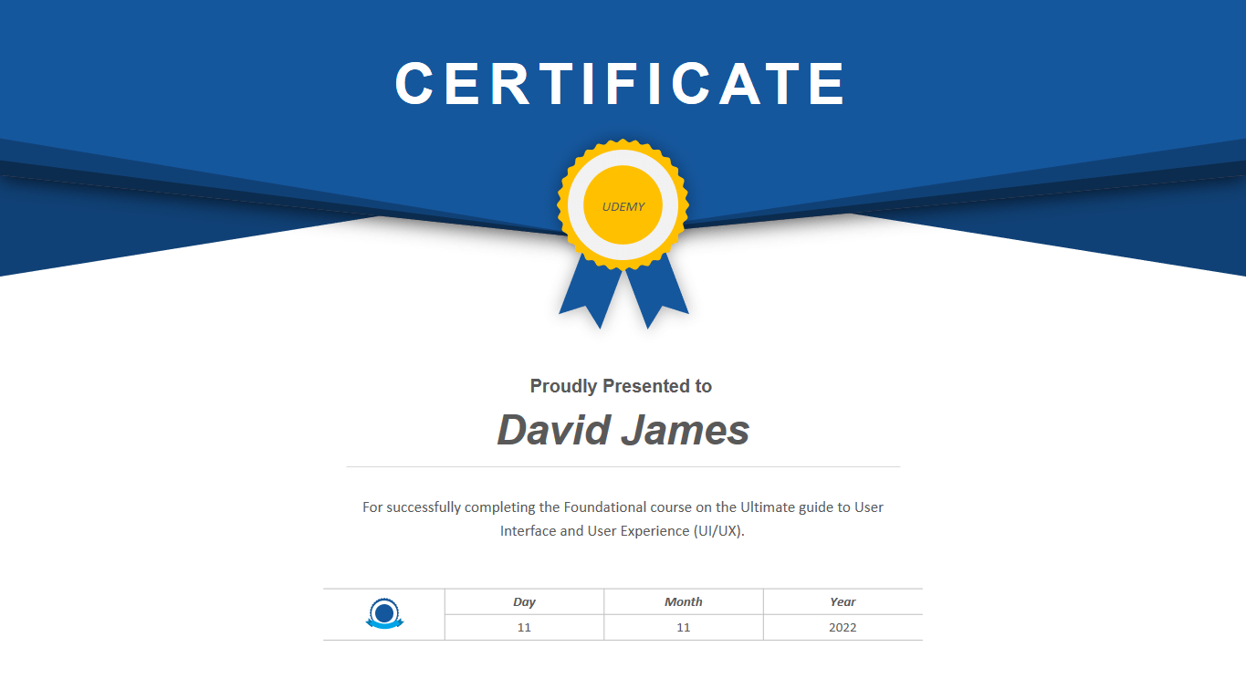 Certificate Templates  Easy To Edit  Powerslides™ Within Award Certificate Template Powerpoint