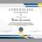 Certificate Templates, Free Certificate Designs For Blank Certificate Of Achievement Template