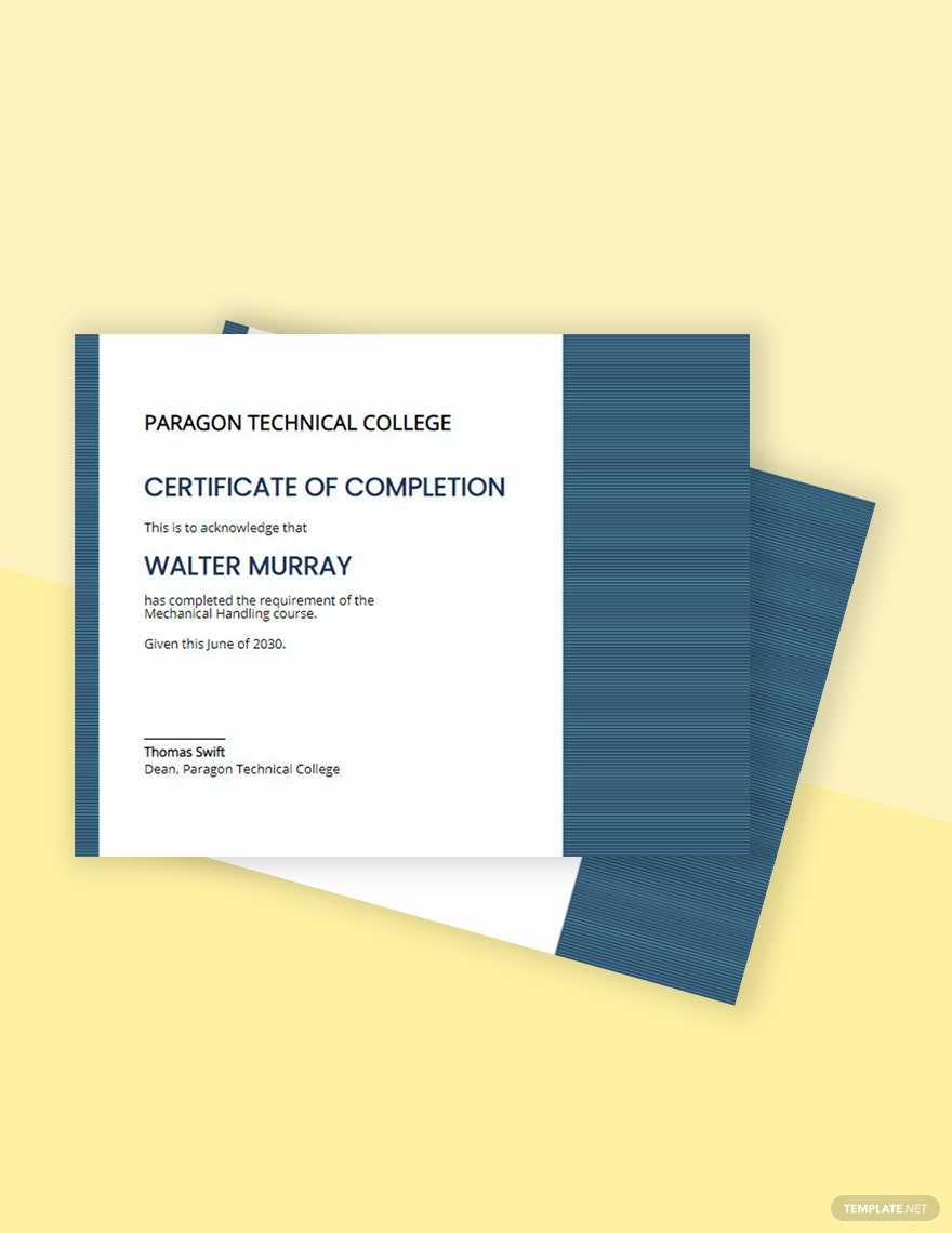 Certificates Templates – Design, Free, Download  Template