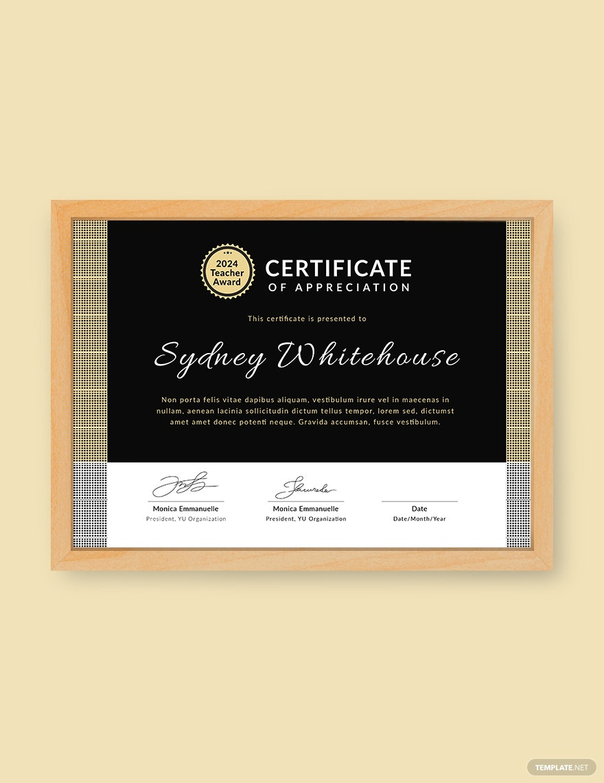 Certificates Templates Word – Design, Free, Download  Template