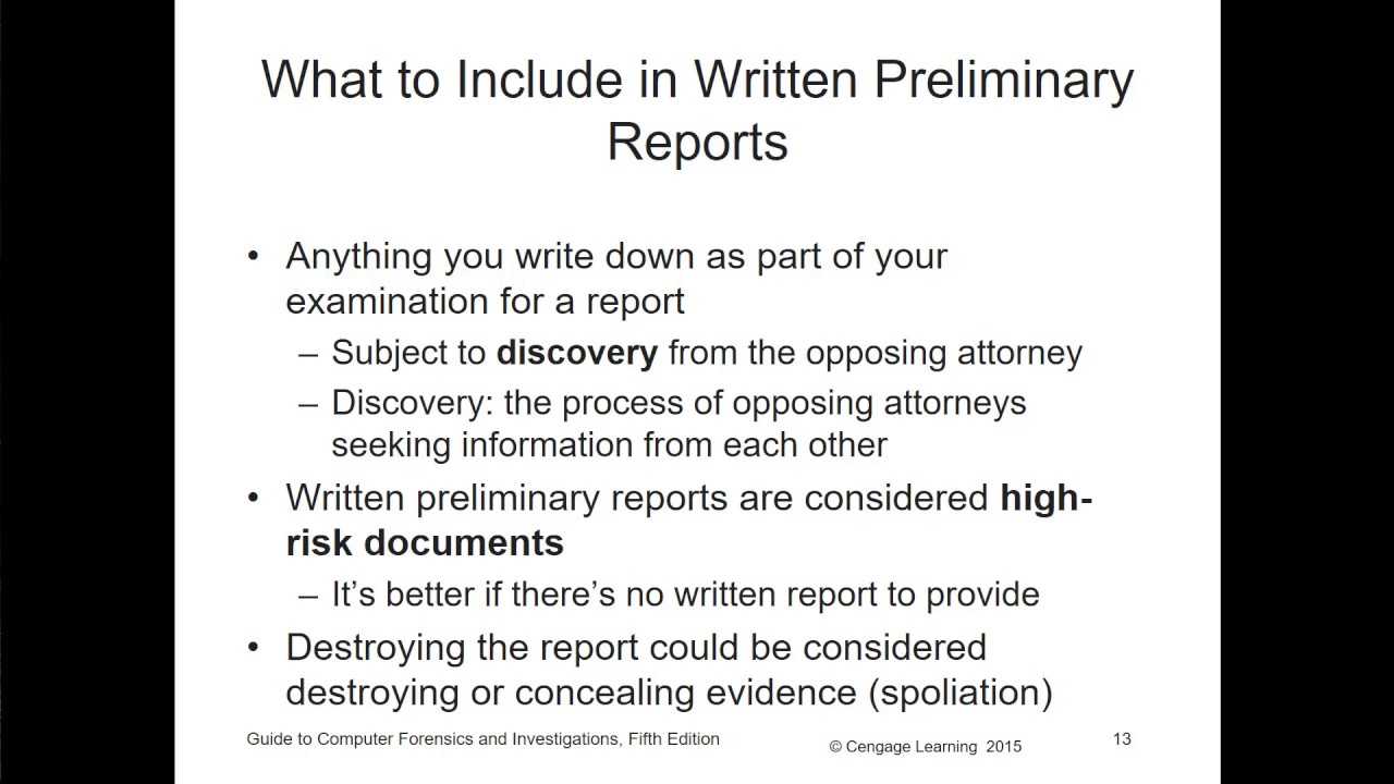 CF10 - Computer Forensics - Chapter 10 - Report Writing for High-Tech Investigations Within Forensic Report Template CF10 - Computer Forensics - Chapter 10 - Report Writing for High-Tech Investigations Within Forensic Report Template
