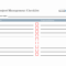 Checklist Templates For Blank Checklist Template Pdf