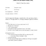 Chemistry Lab Report Guidelines With Example  Lab Reports  With Lab Report Template Chemistry