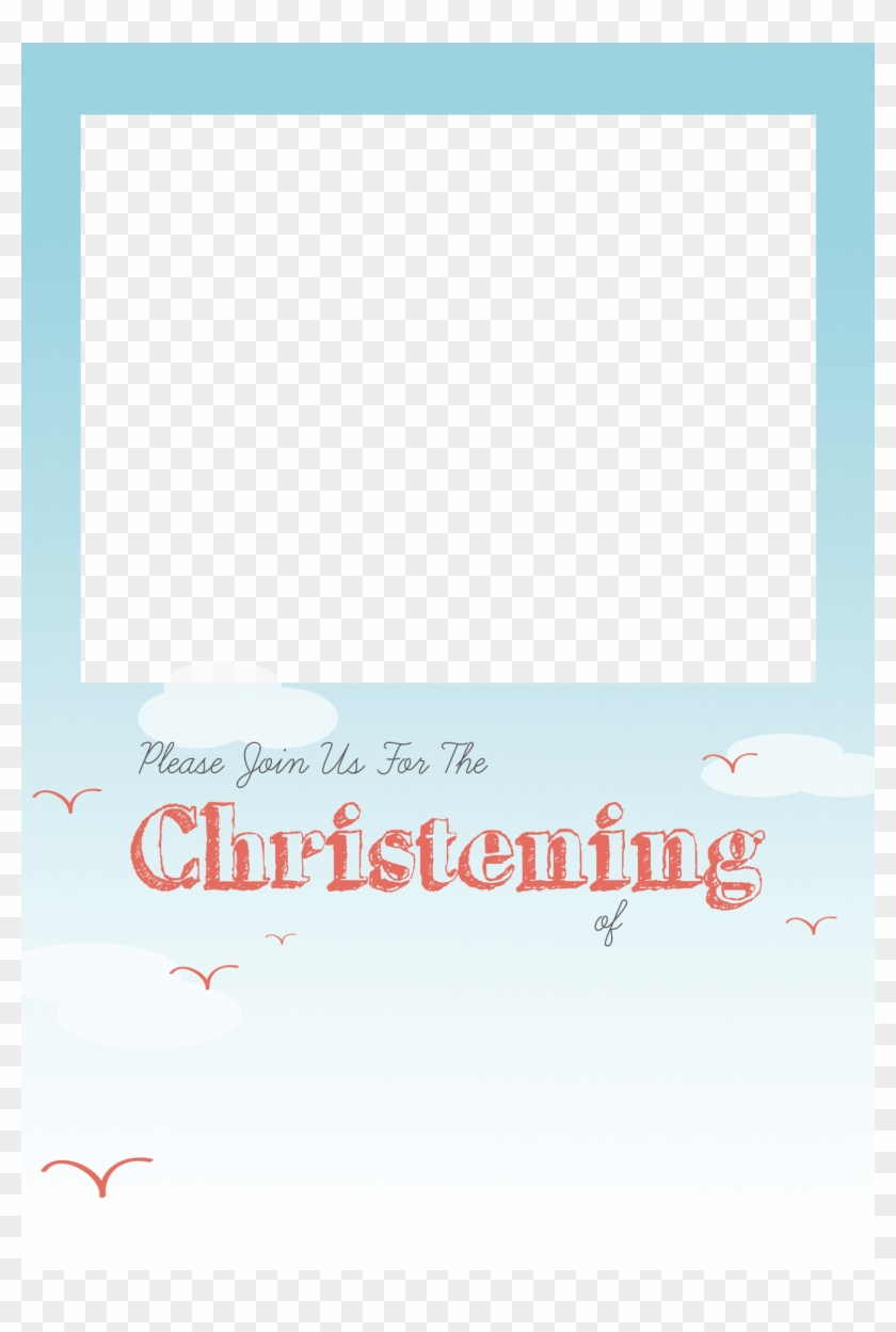 Christening Png Free – Baptism Invitation Template Png  Inside Blank Christening Invitation Templates