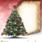 Christmas Card Template Stock Illustration
