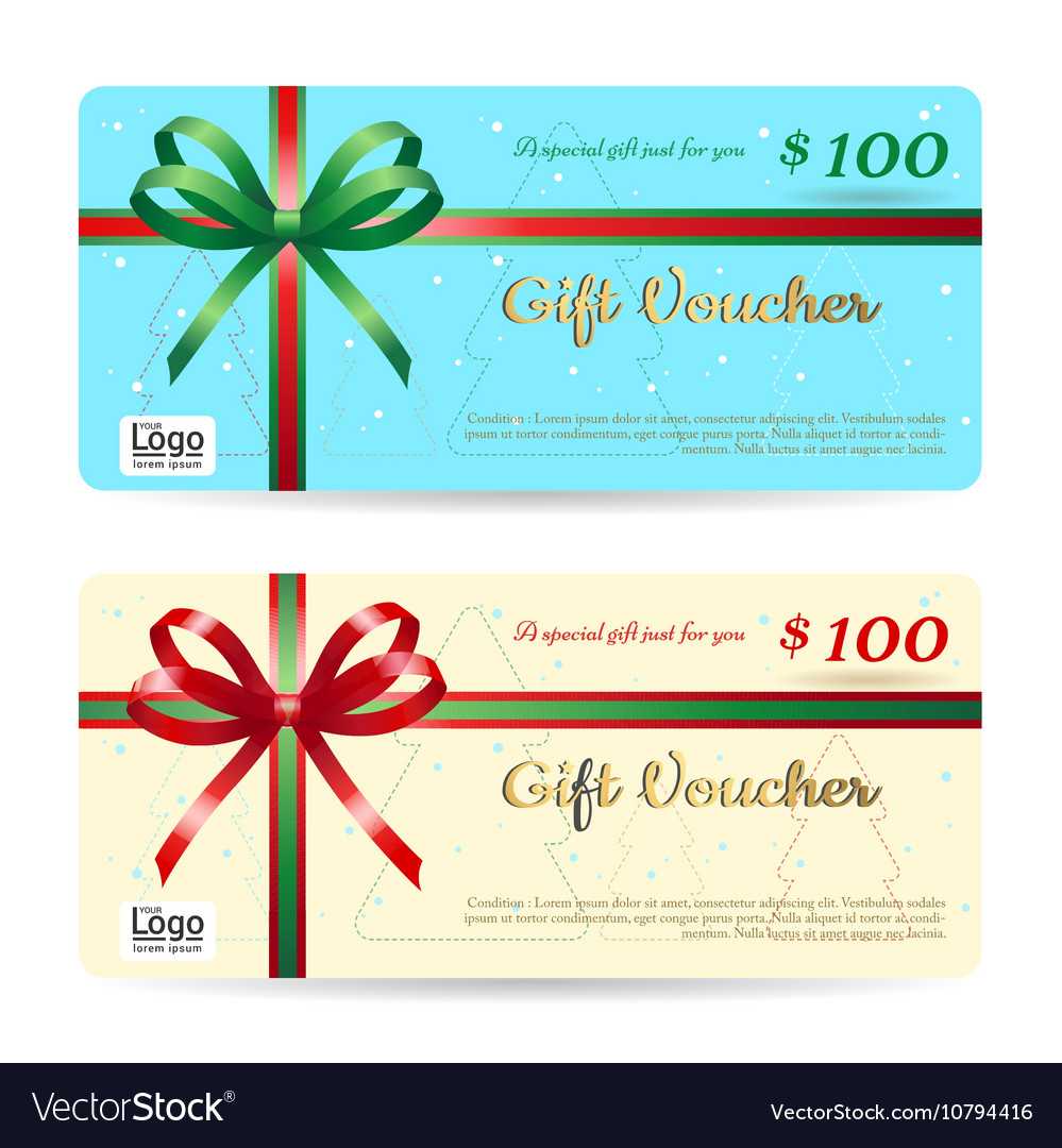 Christmas gift card or gift voucher template Vector Image With Regard To Christmas Gift Certificate Template Free Download Christmas gift card or gift voucher template Vector Image With Regard To Christmas Gift Certificate Template Free Download