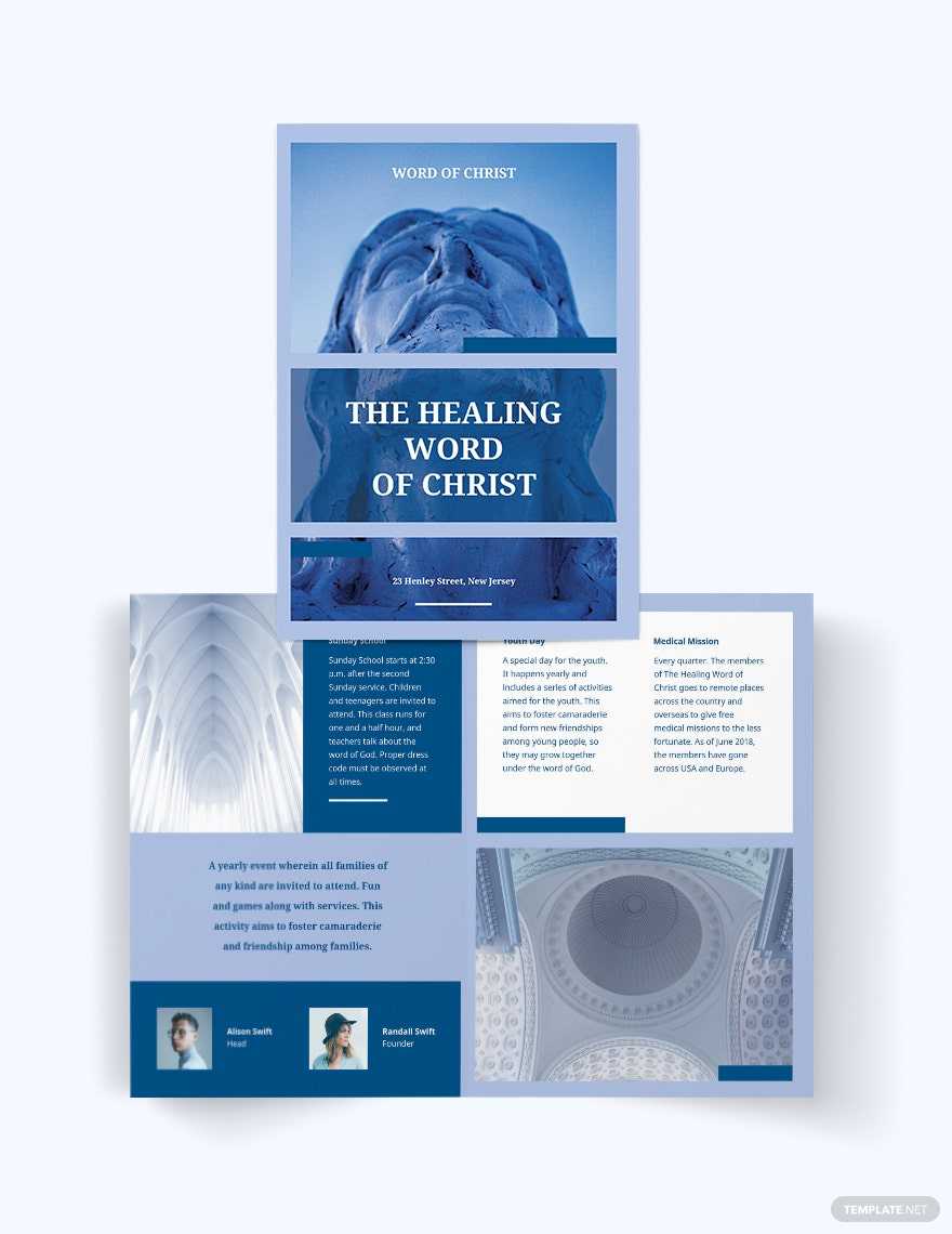 Church Brochures Templates Word - Design, Free, Download  With Regard To Free Church Brochure Templates For Microsoft Word