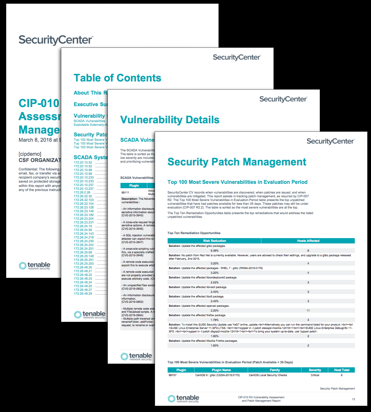CIP-10 R10 Vulnerability Assessment and Patch Management Report  With Regard To Reliability Report Template