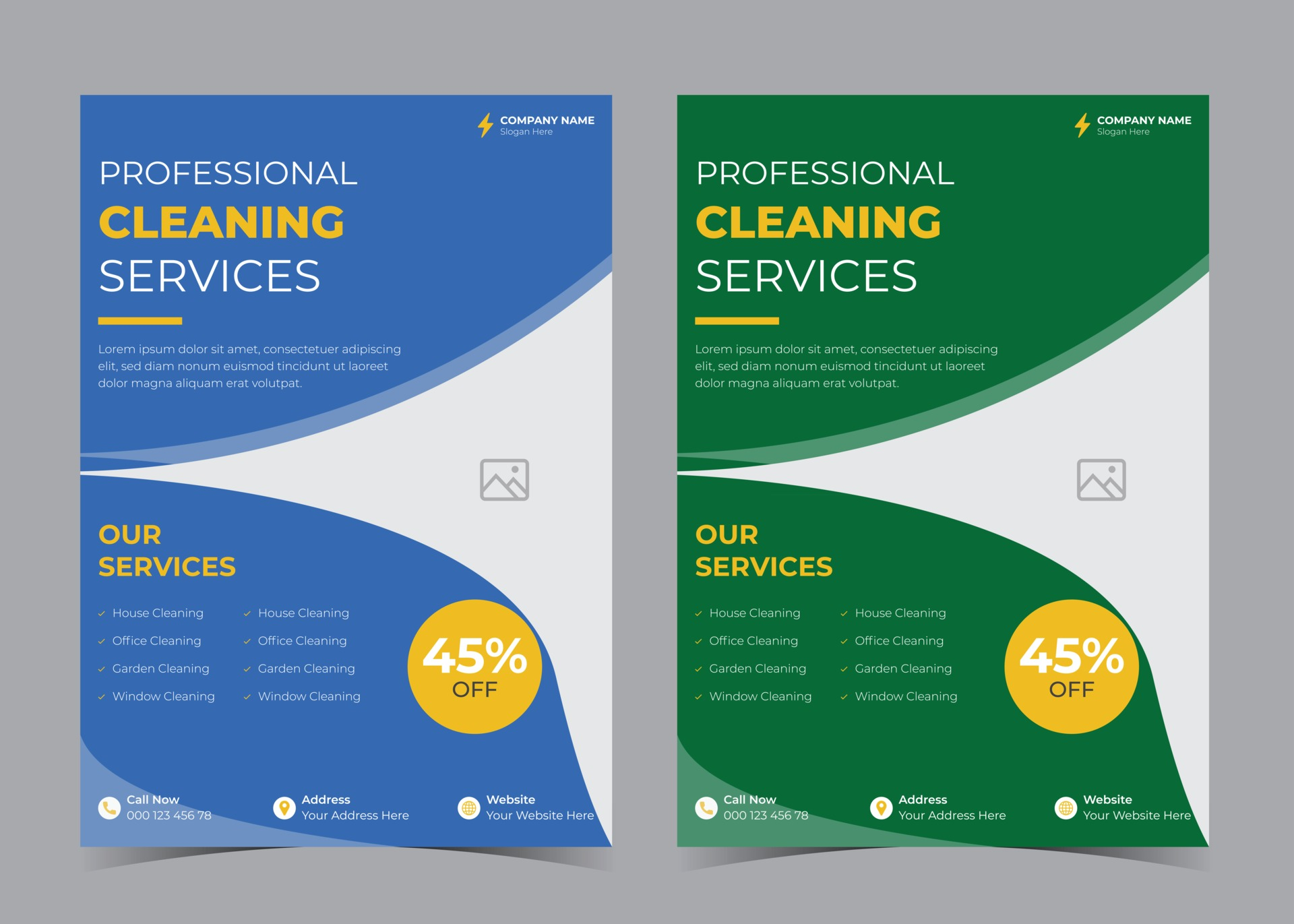 Cleaning Service flyer template