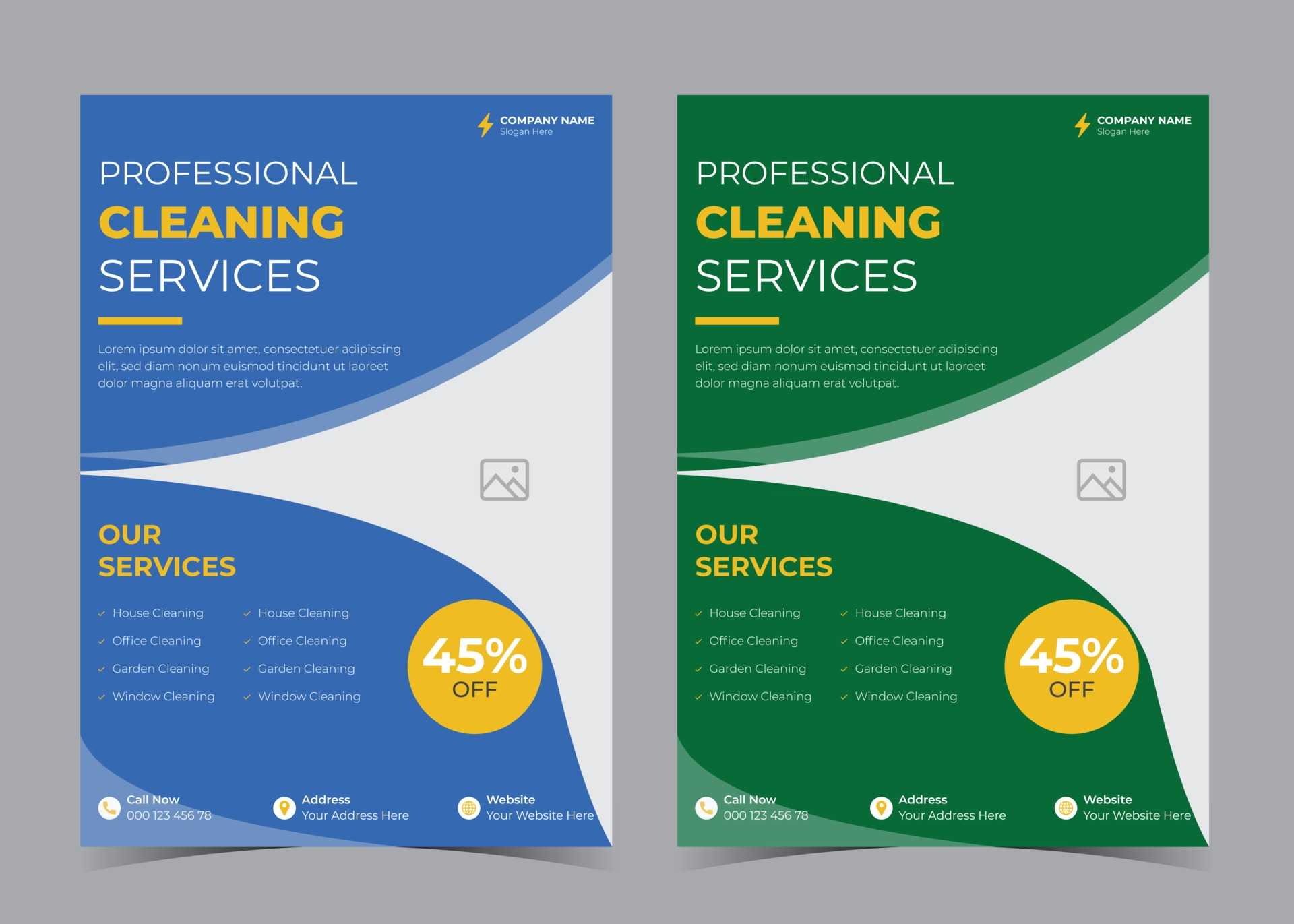 Cleaning Service Flyer Template