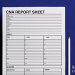 Cna Report Sheet – Etsy Pertaining To Nursing Assistant Report Sheet Templates