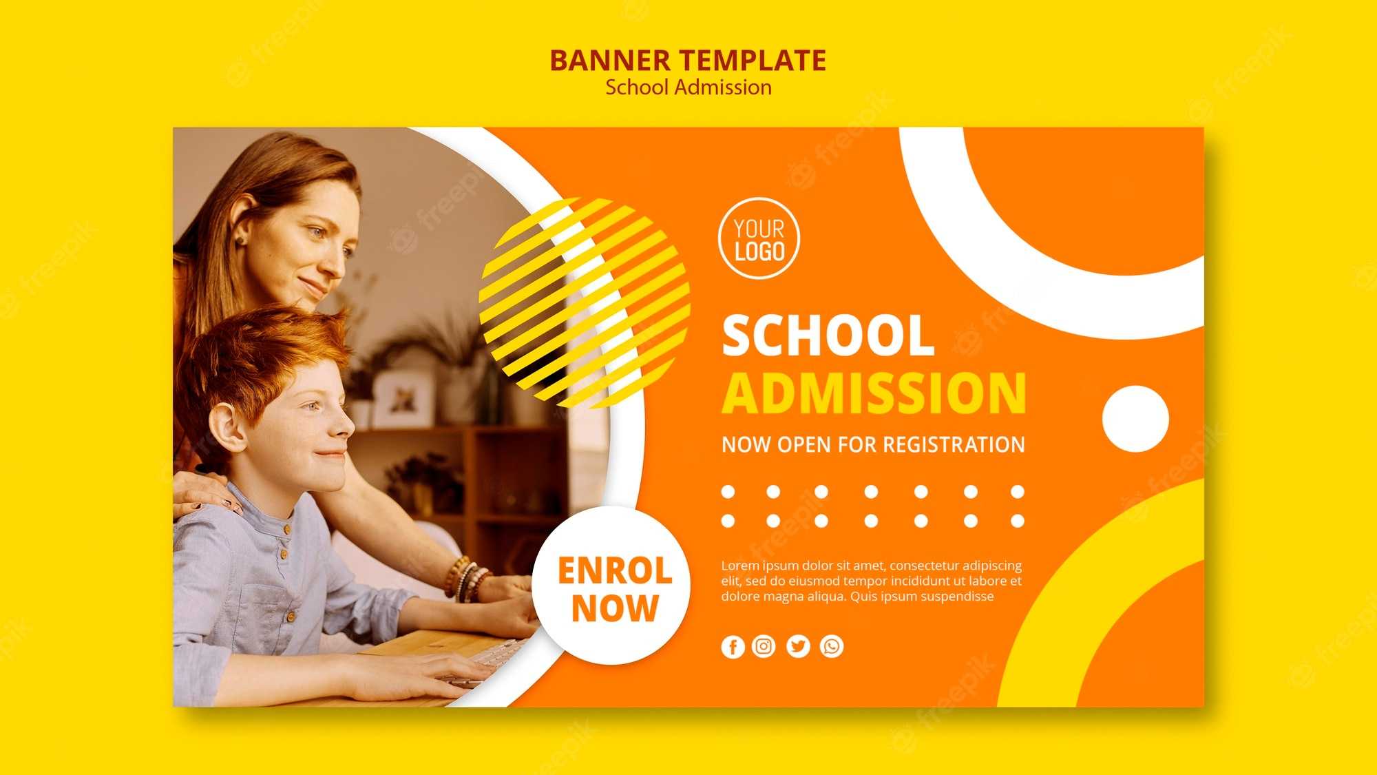 College Banner PSD, 10,10+ High Quality Free PSD Templates For  Regarding College Banner Template