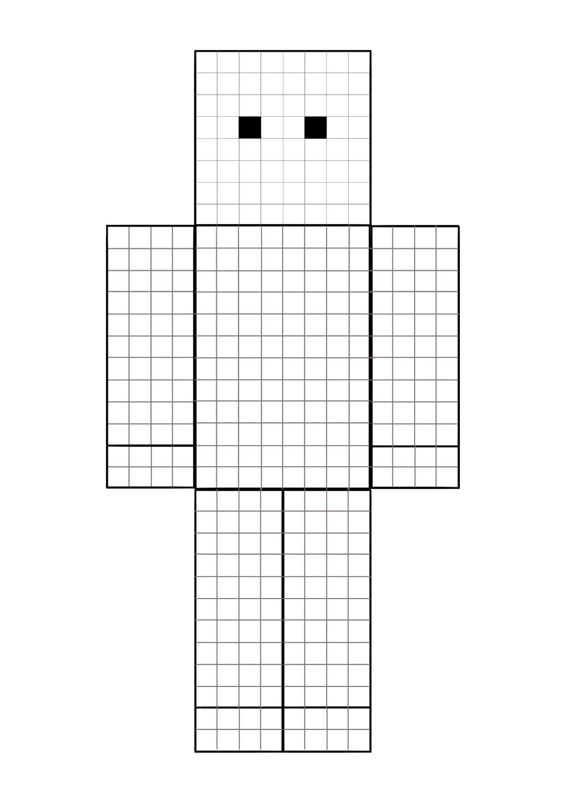 Coloring page Minecraft coloring page Printable Minecraft - Etsy  Within Minecraft Blank Skin Template