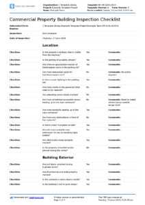 Image 2 for Pre Purchase Building Inspection Report Template