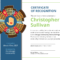 Community Volunteer Certificate Of Recognition Template For Volunteer Certificate Template