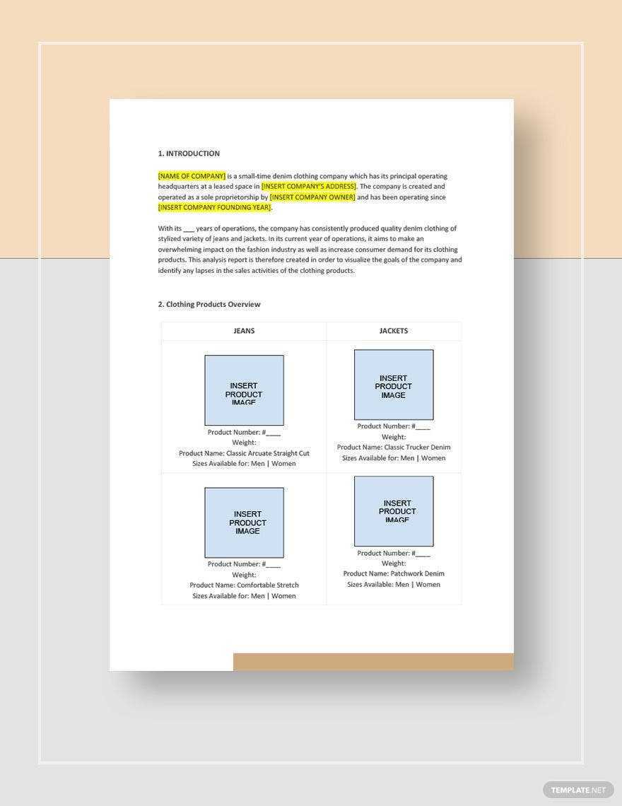 Company Analysis Report Template – Google Docs, Word, Apple Pages  With Company Analysis Report Template