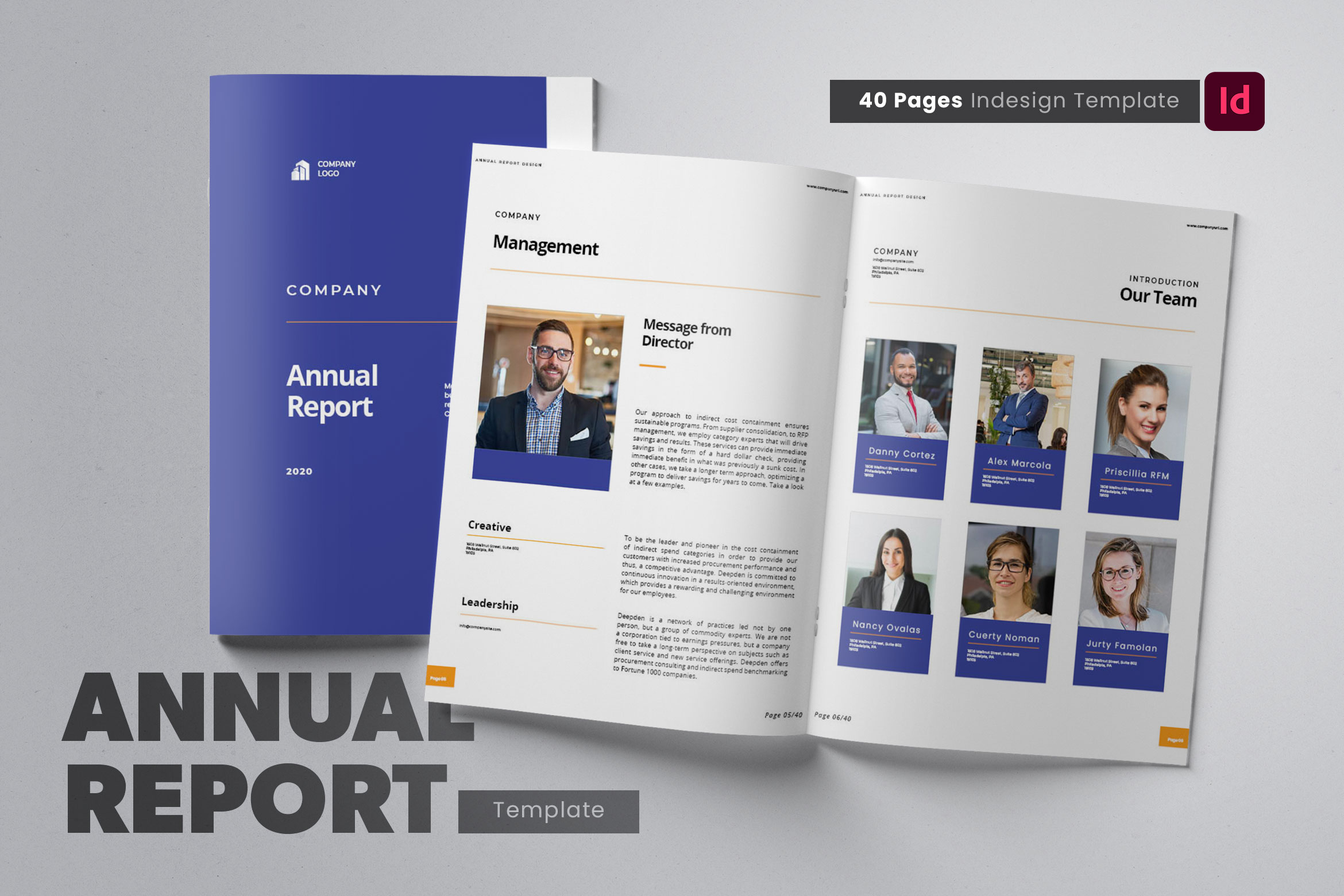 Company Annual Report Indesign Template Intended For Ind Annual Report Template
