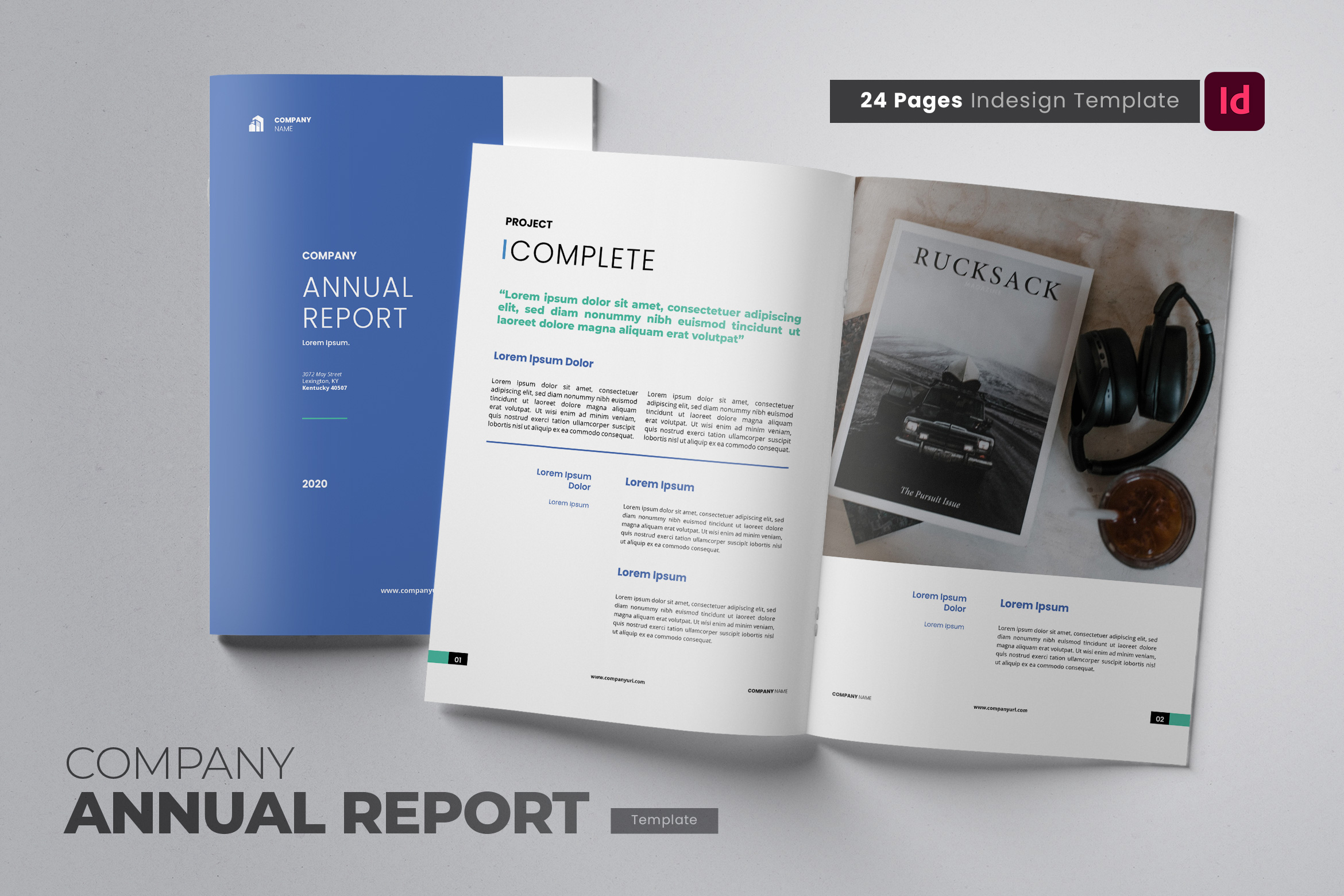 Company Business Annual Report Template For Free Annual Report Template Indesign