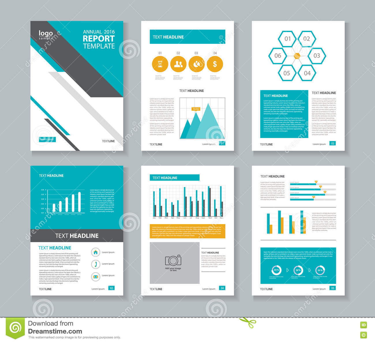 Company Profile ,annual Report , Brochure , Flyer, Layout Template  Throughout Annual Report Template Word