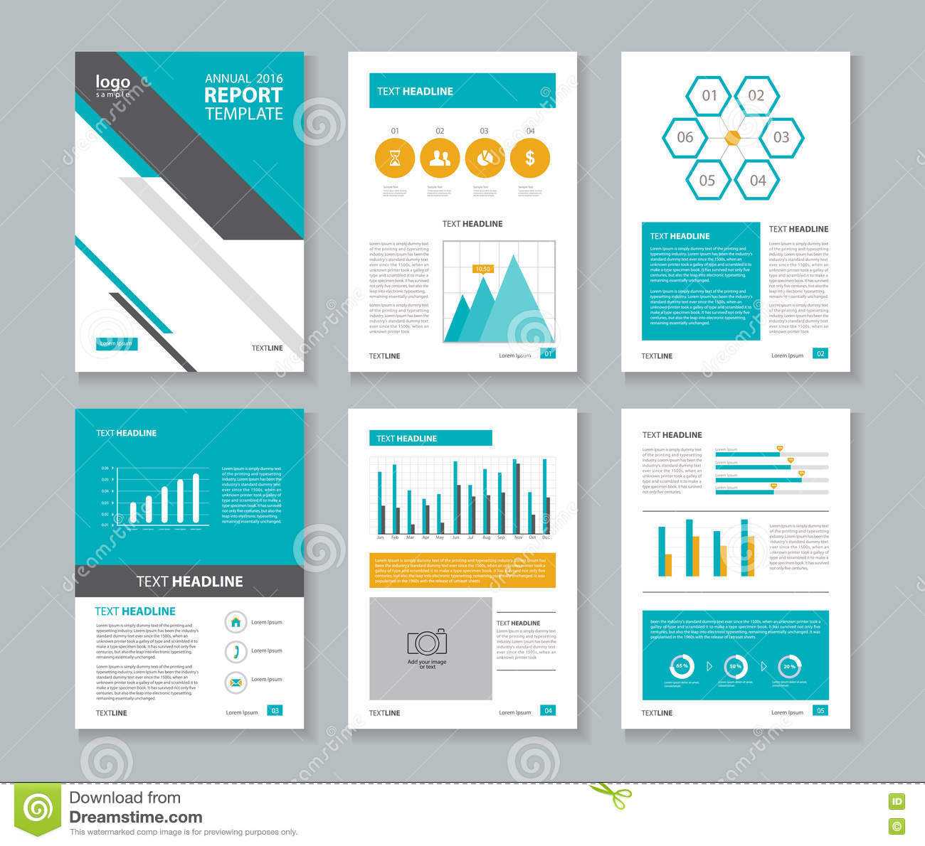 Company Profile ,annual Report , Brochure , Flyer, Layout Template  Throughout Annual Report Template Word